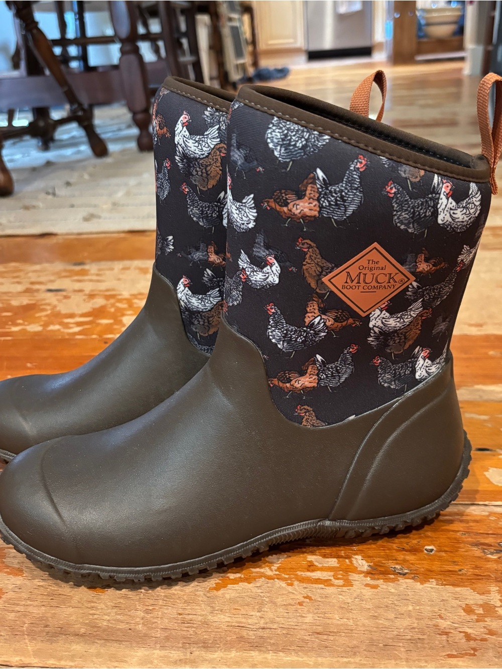 The Original Muck Chore Boot Women's Muckster II Mid Boot Chicken/Rooster 8m